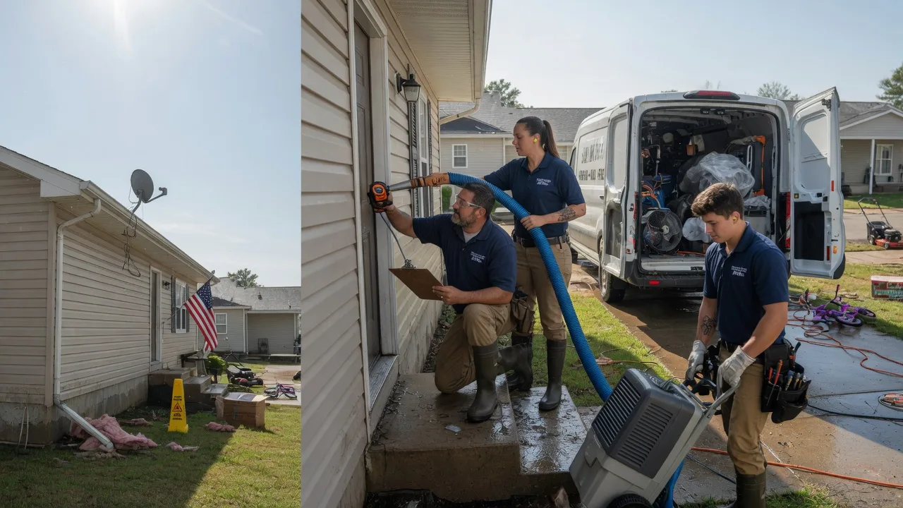 Ceiling Water Damage Restoration in Elkhart, KS near me